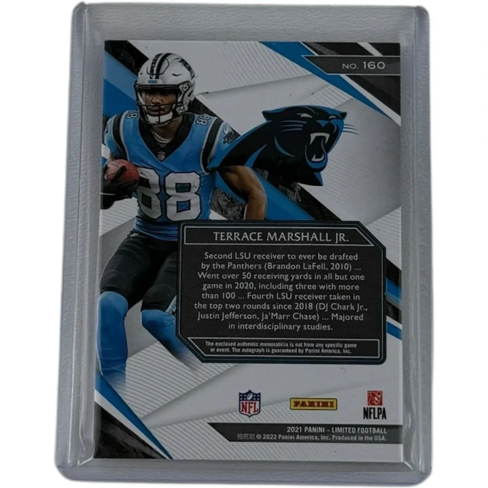2021‎ Panini Limited Football Terrace Marshall RPA /75 SP RPA Panthers